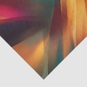 Vetgedrukte Abstracte penseelstreek Tissuepapier (Detail)