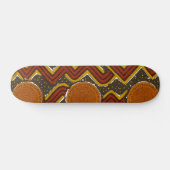 Vetgedrukte Afrikaanse print Skateboard (Horizontaal)