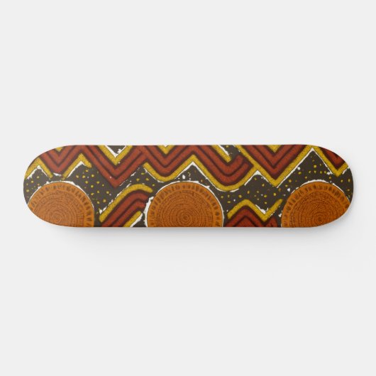 Vetgedrukte Afrikaanse print Skateboard (Horizontaal)