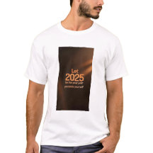 Vetgedrukte en eenvoudige typografie T-shirt
