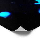 Vetgedrukte en heldere verfspatten poster (Hoek)