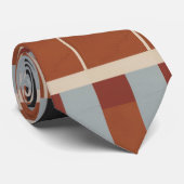 Vetgedrukte geometrische Stropdas (Opgerold)