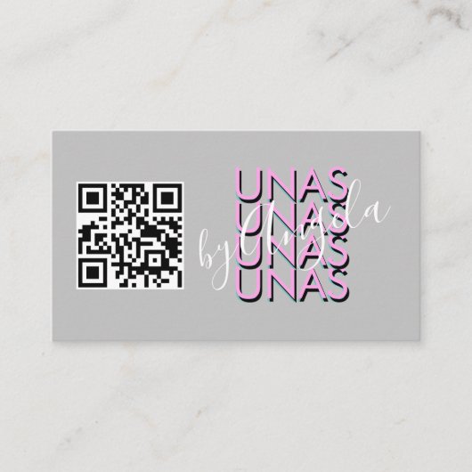 Vetgedrukte herhaling Wimpers Salon Nails Unas Ro Visitekaartje (Voorkant)