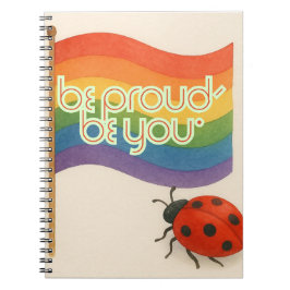 Vetgedrukte LGBTQ en trots Notitieboek