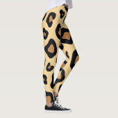 Vetgedrukte luipaardvlekken in bruin en bruin leggings (Rechts)