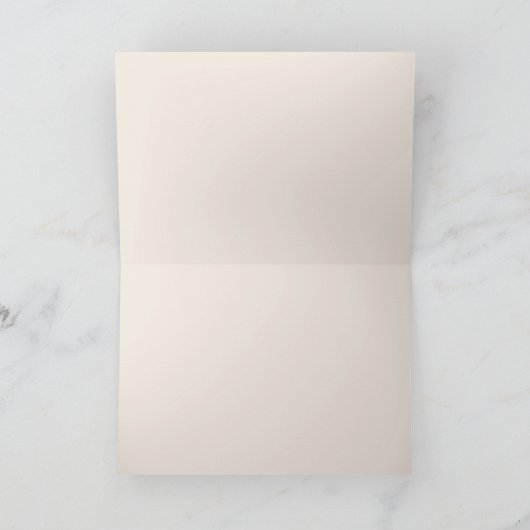 Vetgedrukte moderne kalligrafie Terracotta Bedankkaart (Binnen)