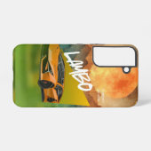 Vetgedrukte, op prestaties geïnspireerde telefoonh samsung galaxy hoesje (Achterkant horizontaal)