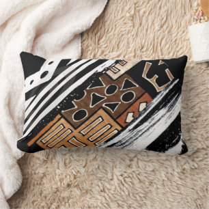 "Vetgedrukte patronen, rijke geschiedenis" Kussen