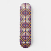 Vetgedrukte retro cirkels skateboard (Voorkant)