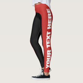 Vetgedrukte tekst Twee Leggings kleur