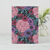 Vetgedrukte tuinbloemen (Staand voorkant)