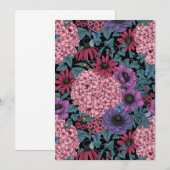 Vetgedrukte tuinbloemen (Voorkant / Achterkant)