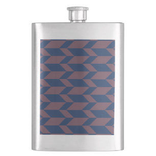 Vetgedrukte tweetonige pijl Chevron Stripe donkerb Flacon