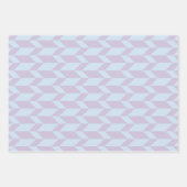 Vetgedrukte tweetonige pijl Chevron Stripe gedempt Inpakpapier Vel (Voorkant 2)