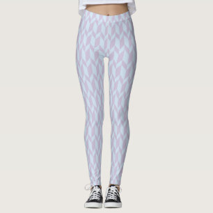Vetgedrukte tweetonige pijl Chevron Stripe Poeder Leggings