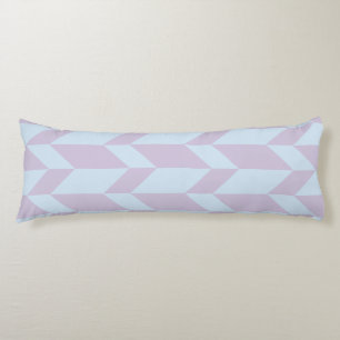 Vetgedrukte tweetonige pijl Chevron Stripe Poeder  Lichaamskussen
