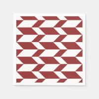 Vetgedrukte tweetonige pijl Chevron Stripe Rood Wi