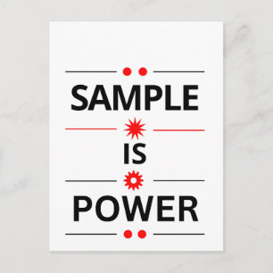 Vetgedrukte typografie citaat briefkaart