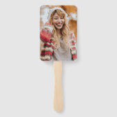 Vetgedrukte typografie Foto Modern Afstuderen Handwaaier (Achterkant)