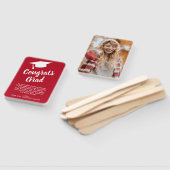 Vetgedrukte typografie Foto Modern Afstuderen Handwaaier (Niet-gemonteerd)