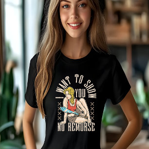 Vetgedrukte verklaring van kracht: geen wroeging T T-shirt