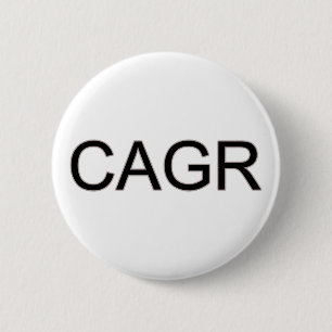 Vetgedrukte Zwarte CAGR Ronde Button 5,7 Cm