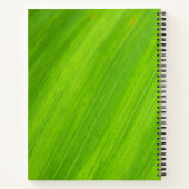 Vetgroene bladhandel notitieboek (Achterkant)