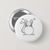 Vethoofdkat Ronde Button 5,7 Cm (Voorkant /achterkant)