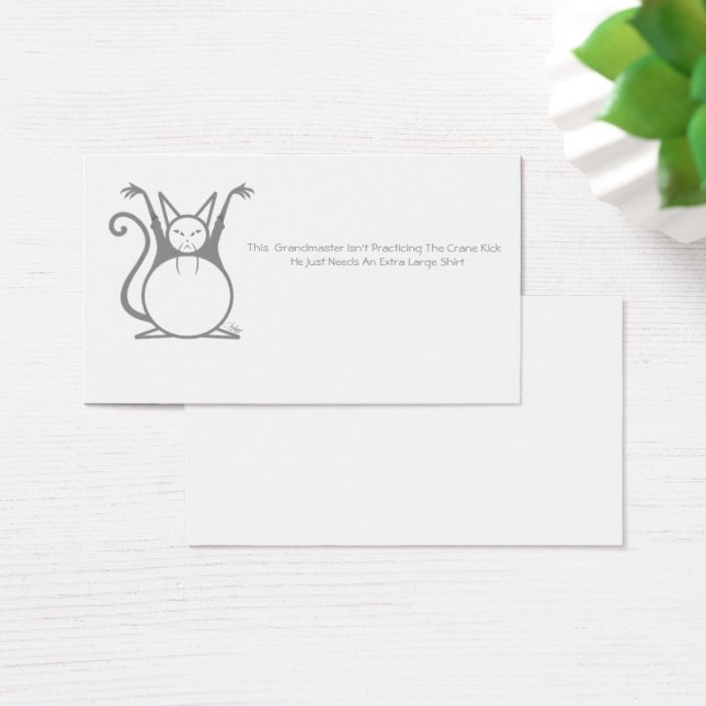 Vethoofdkat Visitekaartje (Bureau)