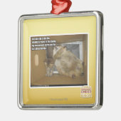 Vetkamergenote Metalen Ornament (Links)