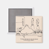 Vetkat Magneet (Voorkant / Achterkant)