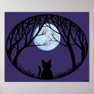 Vetkatje Poster Cute Cat Lover Prints Posters