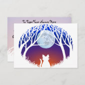 Vetkattenuitvindingen Aangepaste kattenuitloop Kaa Kaart (Voorkant / Achterkant)