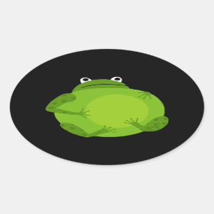 Vetkikker Ovale Sticker