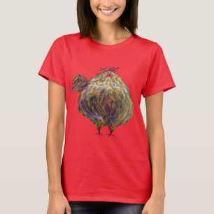 Vetkip met Beret wil naar Provence T-shirt