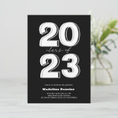 Vetklasse van het afstuderen van 2023 manuscript z kaart (Staand voorkant)