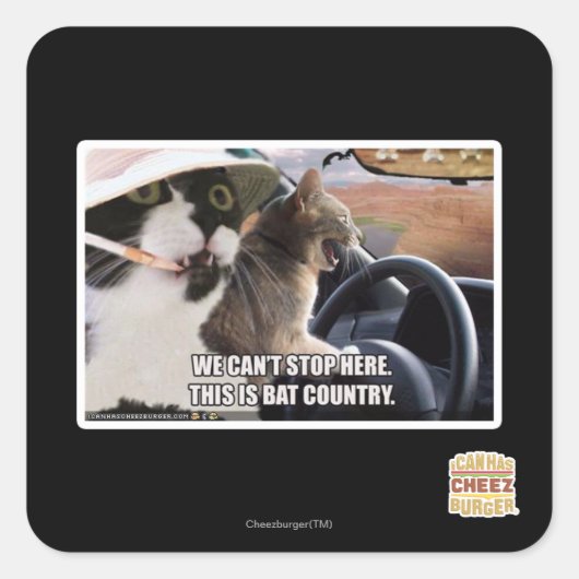 Vetland Vierkante Sticker (Voorkant)