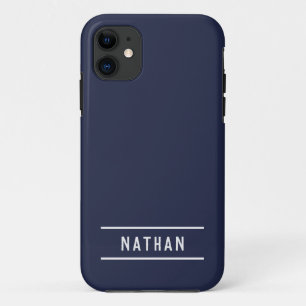 Vetnaam   Eenvoudige marineblauw iPhone 11 Hoesje
