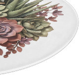 Vetplant Boeket Groen Roze Snijplank (Hoek)