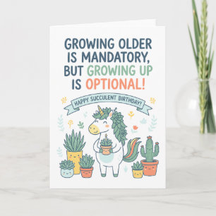 Vetplanten- en plantenliefhebber Gefeliciteerd ver Kaart