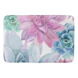 Vetplanten Moderne Chic Fiesta Tuin Bloem Wit Badmat