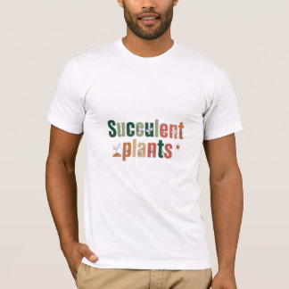 Vetplanten Typografie T-shirt