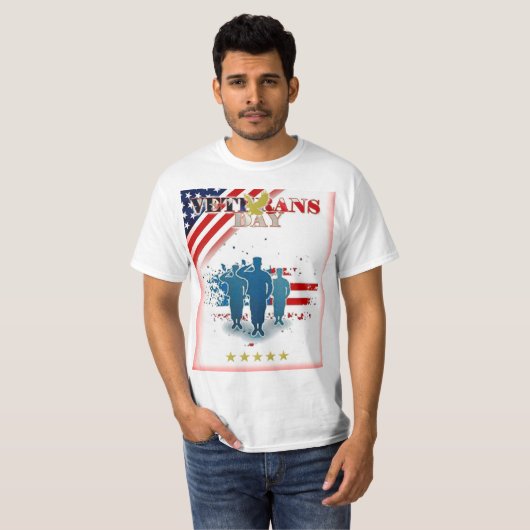 VETRANS DAY T-SHIRT (Voorkant volledig)