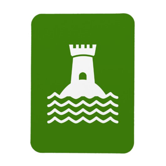 Vetraviaanse vlag - Magnet Magneet (Verticaal)