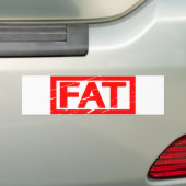 Vetstempel Bumpersticker (Op auto)