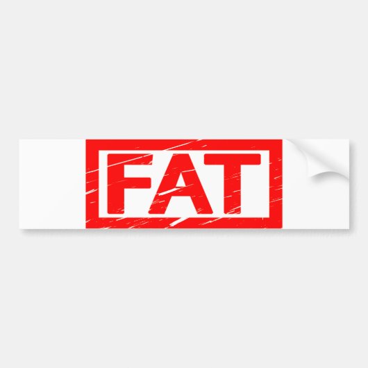 Vetstempel Bumpersticker (Voorkant)