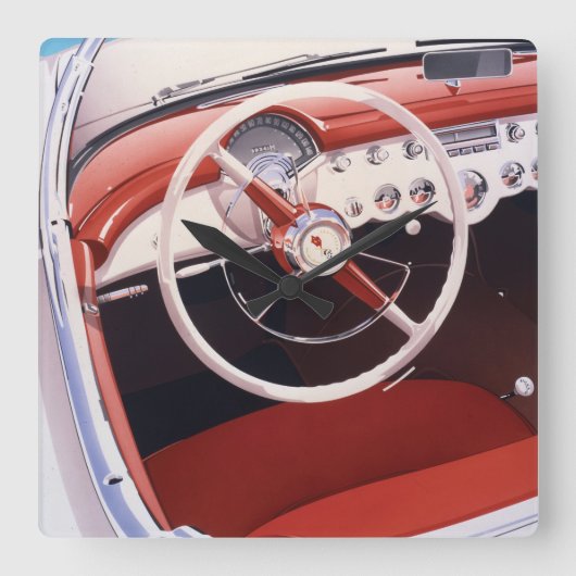 Vett Vierkante Klok (Voorkant)