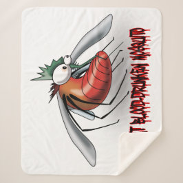 Vette, door bloed gedronken mug sherpa deken