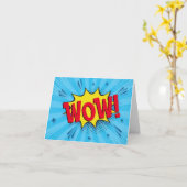 Vette en heldere Pop wow Kaart (Gele Bloem)