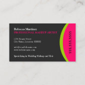 Vette en kleurrijke Monogra Visitekaartje (Achterkant)